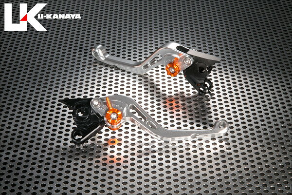 U-KANAYA ユーカナヤ スタンダードタイプ アルミビレットレバーセット XSR700 YAMAHA ヤマハ ブレーキ・クラッチレバーセット ハンドル周辺パーツ ハンドル レバーカラー：シルバー / アジャスターカラー：グリーン / レバータイプ：ショート(レバー部全長：約143mm)