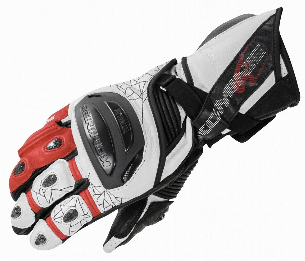 Komine - KOMINE コミネ GK-235 チタニウムレーシンググローブ レーシンググローブ グローブ アパレル