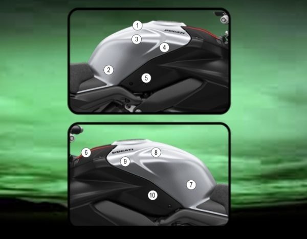 EAZI-GUARD イージーガード PPF FULL TANK PROTECTION STREETFIGHTER V4 SP DUCATI ドゥカティ プロテクションフィルム・保護フィルム 外装