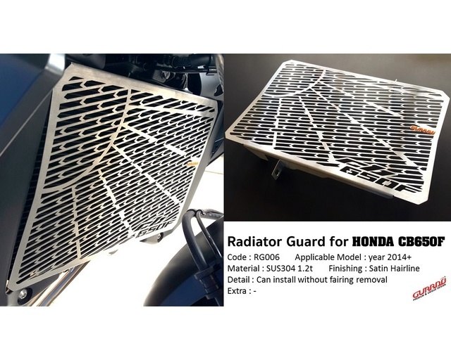 GUARDO ����ɡ� Stainless Steel Radiator Guard CB650F HONDA �ۥ�� �饸�����������������ɡ������륯���顼���������� ��Ѵ�Ϣ ���󥸥�