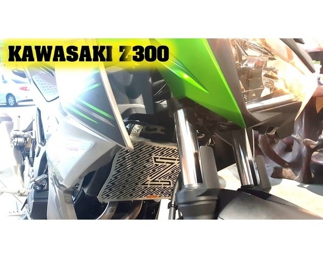 GUARDO ガルドー Stainless Steel Radiator Guard Z300 KAWASAKI カワサキ ラジエ...