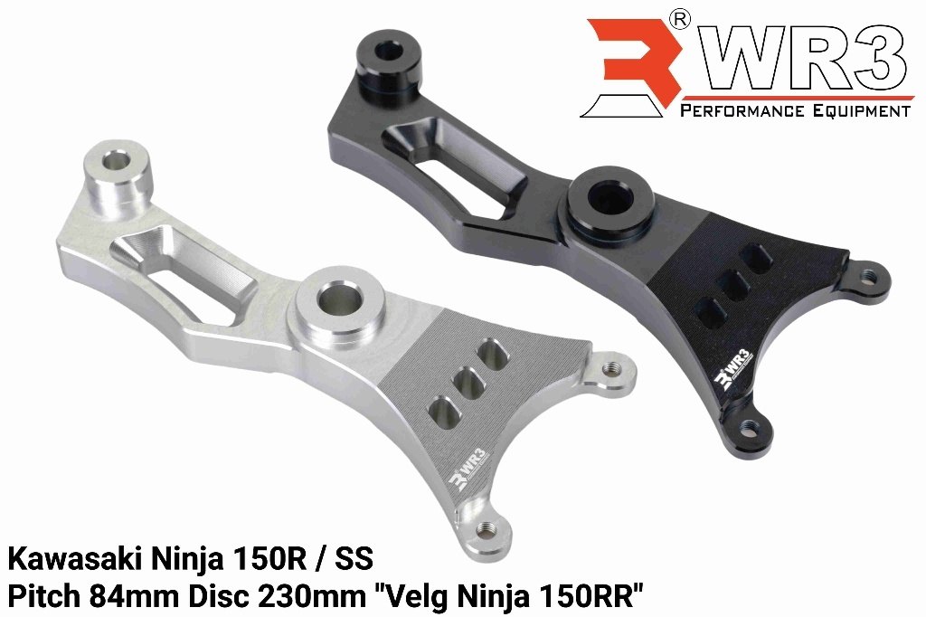 Caliper Supports - WR3 ダブルアールスリー リアキャリパーサポート BREMBO用 ニンジャ 150SS KAWASAKI カワサキ キャリパーサポート・ブラケット ブレーキ