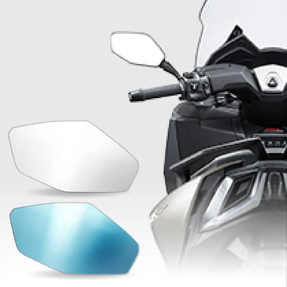 XILLA シラ 広角バックミラーレンズ AK550 KYMCO キムコ その他ミラーオプション・補修部品 ハンドル レンズカラー：アンチグレアブルーガラス
