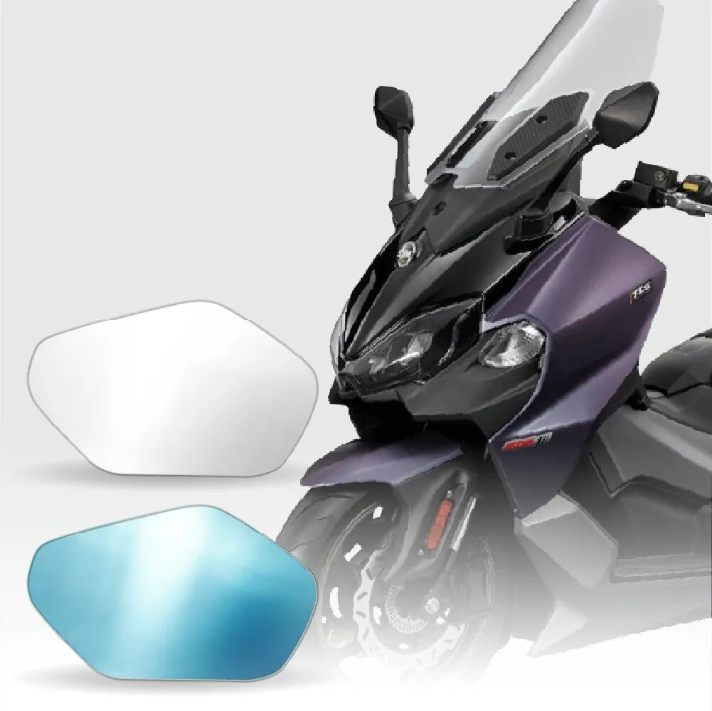 XILLA シラ 広角バックミラーレンズ MAXSYM TL508 SYM その他ミラーオプション・補修部品 ハンドル レンズカラー：アンチグレアブルーガラス