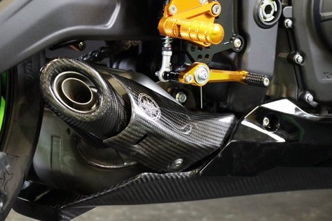 A-TECH エーテック マフラーヒートガードSTD ZX-25R KAWASAKI カワサキ マフラーガ...