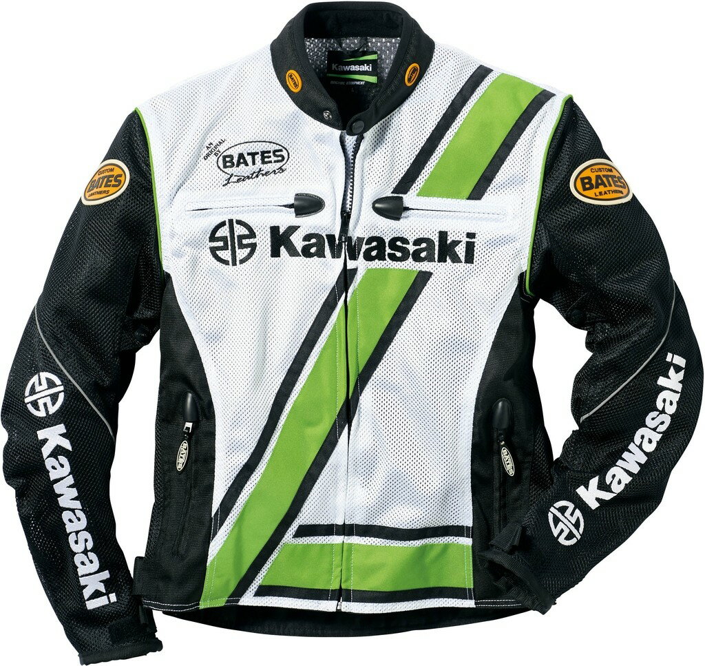 KAWASAKI カワサキ カワサキ×BATES クラシックメッシュジャケット