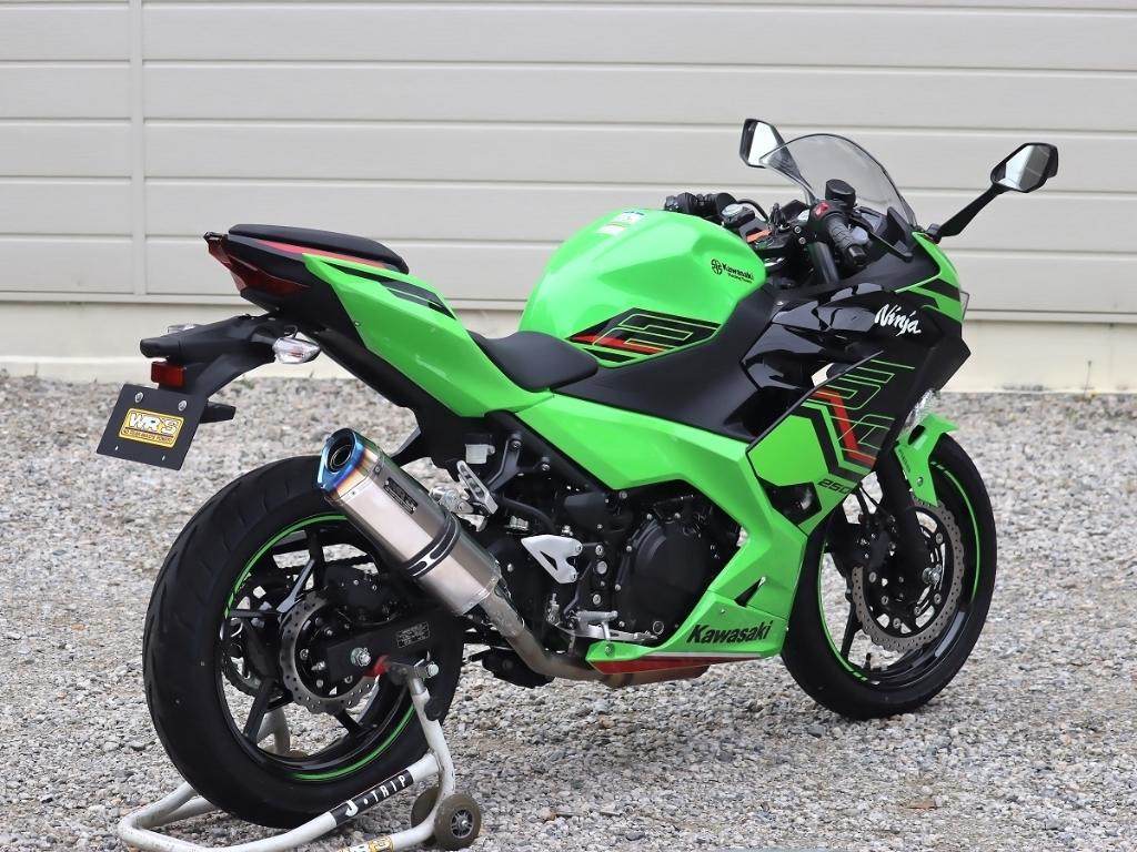 WR’S ダブルアールズ SS-OVAL スリップオンマフラー Ninja400 KAWASAKI カワサキ KAWASAKI カワサキ