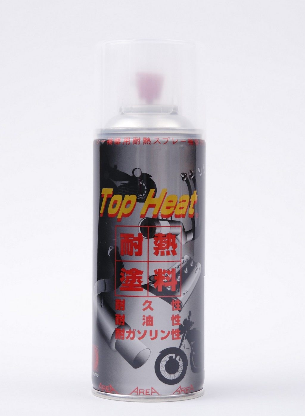 TopHeat トップヒート 耐熱塗料 つや有りブラック 300ml 3