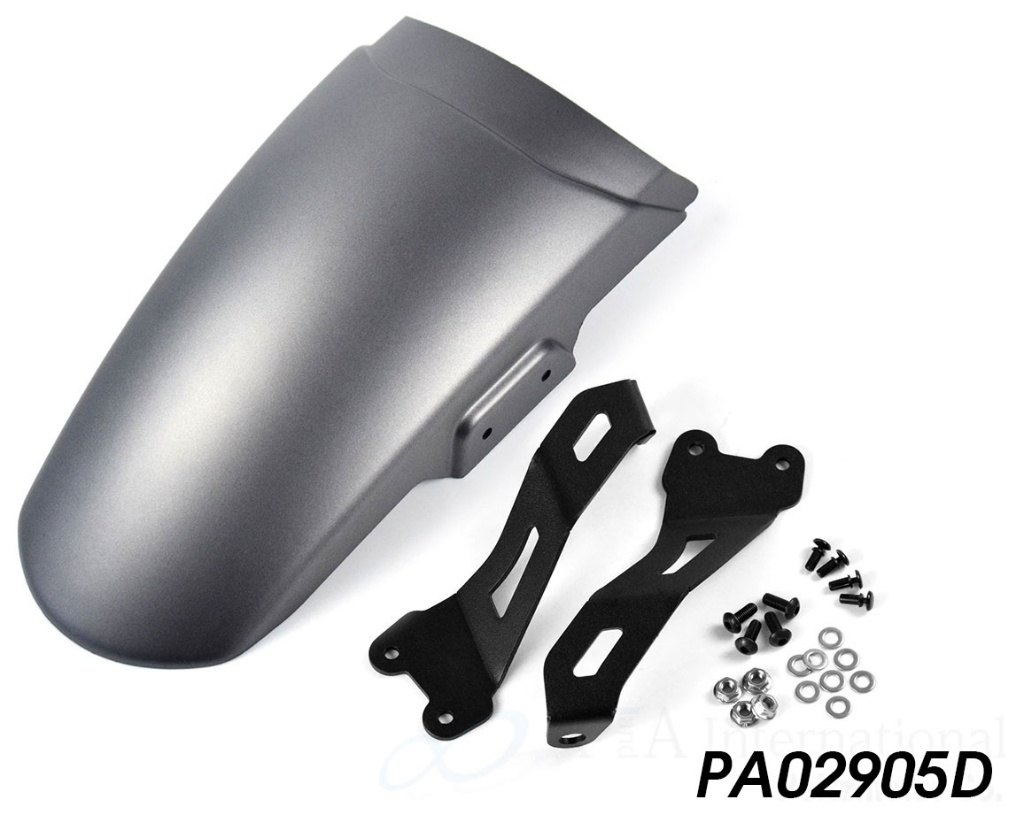 ■注意■この商品は下記となります。必ずご確認ください。カラー：マットイリジウムグレーメタリック■他の商品はこちらですカラー：マットブラックはこちらカラー：グラファイトブラックはこちらカラー：パールグレアホワイトはこちら※リンク先に商品がない場合、すでに完売している商品となります。予めご了承ください。■詳細説明純正フロントフェンダーの長さを拡張し、水や泥跳ねから車体、ライダーを守ります。車種別専用設計品の為、デザインも違和感なくスタイリッシュに車体に溶け込みます。手軽に装着できるカスタムパーツです。このエクストラシリーズは標準のエクステンダーフェンダーシリーズよりも大幅に長くなっており、その効果を最大限発揮します。またブレースバーを装備することで、ハードな走りでもフェンダーの振動を抑えます。■注意点※商品の多くは海外製品の為、取り付けに加工が必要な場合がございます。※画像はイメージです。掲載画像の取り付け車種、カラーなど、画像と異なる場合がございます。※撮影の都合上、他商品も画像に写っている場合がありますが表題の商品のみのお届けとなります。※メーカー都合により商品の仕様変更がある場合がございます。ご了承ください。■適合車種NT 1100&ensp;NT 1100 年式: 22-