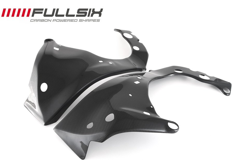 FullSix フルシックス フレームカバー YZF-R1 YAMAHA ヤマハ カーボン繊維：200Plain 平織り / コーティング：マットコート(艶なし)