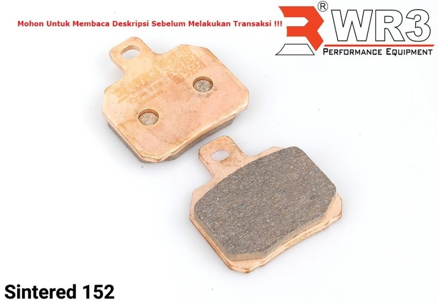 WR3 ダブルアールスリー Sintered Brake Pads MONSTER696 Monster 796 Monster 1100