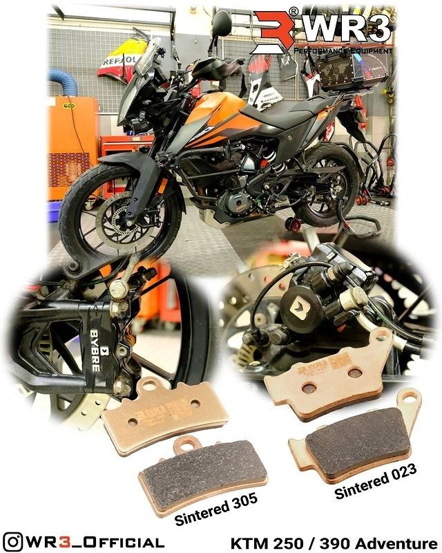 WR3 ダブルアールスリー 焼結ブレーキパッド 250 DUKE RC 200 390 KTM ブレーキパッド ブレーキ
