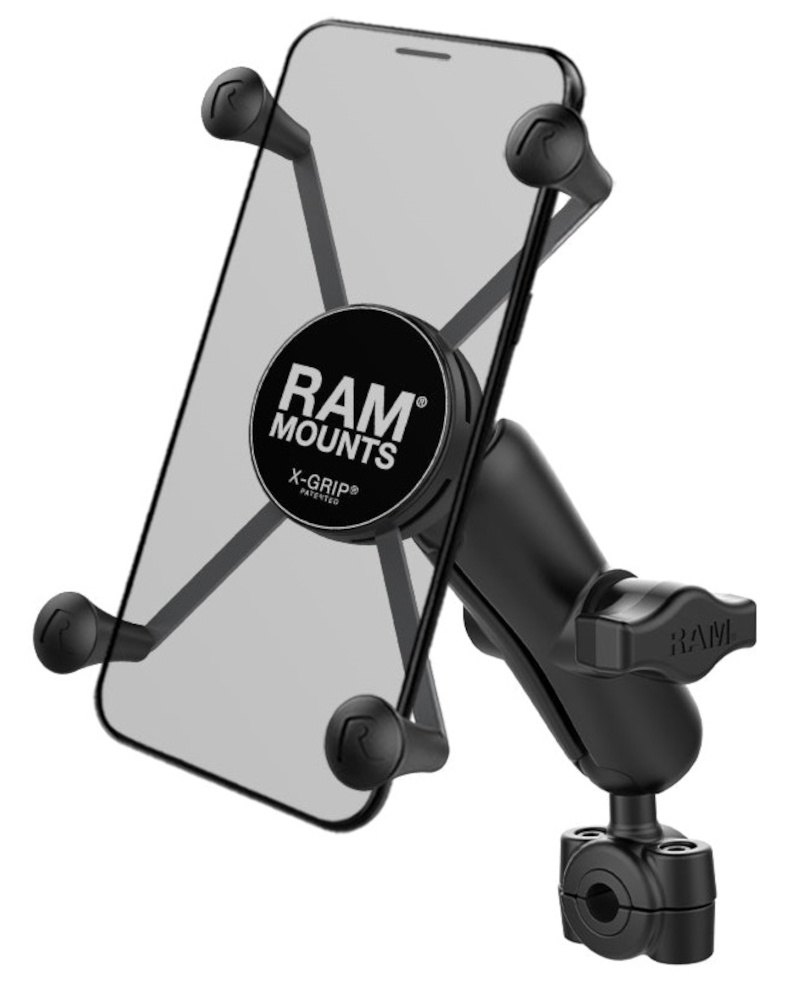 RAM MOUNTS ラムマウント Xグリップ(M)＆バーマウントベース(S)セット スマートフォンホルダー・スマートフォンマウント 電子機器類