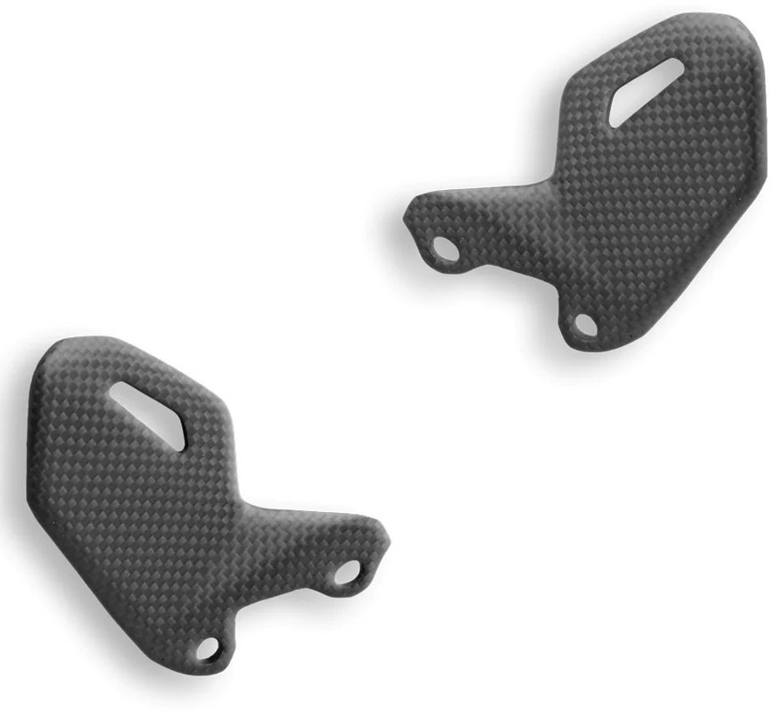 DUCABIKE (DBK) ドゥカバイク (ディービーケー) ドライカーボン パッセンジャーヒールガード DESERTX DUCATI ドゥカティ ヒールガード ステップ 足回り