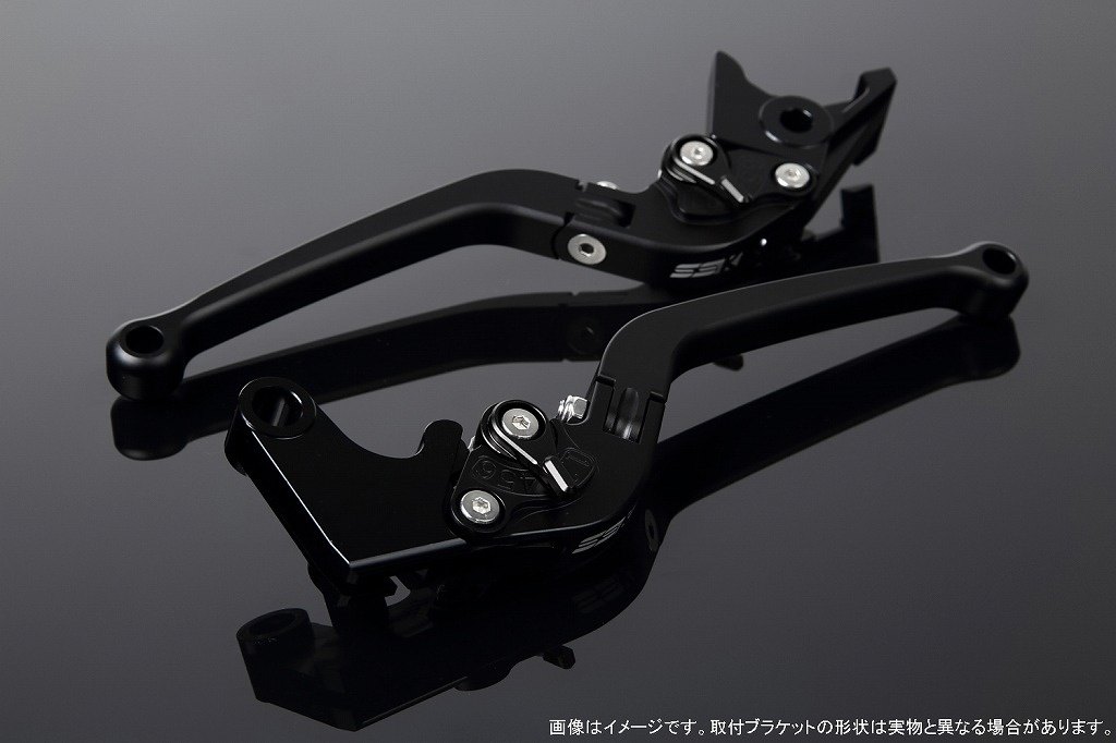 SPEEDRA スピードラ アジャストレバー スタンダード可倒式 PCX125 PCX160 ADV150 ADV160 HONDA ホンダ ブレーキレバー ハンドル周辺パーツ ハンドル レバー本体カラー：マットブラック / アジャスターカラー：マットブラック