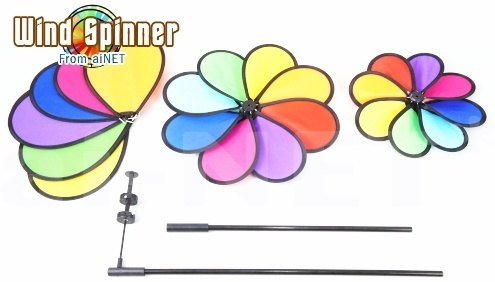 ai-net アイネット ウインドスピナー フラーワーレインボートリプル その他キャン...