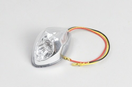 ■商品概要12V汎用品高輝度LED14球寸法：横幅45mm 奥行70mm 高さ34mm配線は3本【黒=アース 赤=ブレーキ 黄=ポジション】■詳細説明フェンダーレス化にした車体やレーシングカウルなどに変更した車体への装着に適しています。アイディア次第で装着箇所で個性も出せます！2個使いでスウィングアーム左右へ貼り付けもオススメです。■注意点※メーカー都合により商品の仕様変更がある場合がございます。ご了承ください。■適合車種&ensp;&ensp;&ensp;備考: 汎用(12V汎用品)