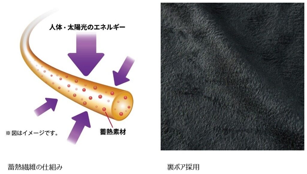 OTAFUKU おたふく BT サーモエボ ボア ヘビーウェイト クルーネックシャツ アンダ...