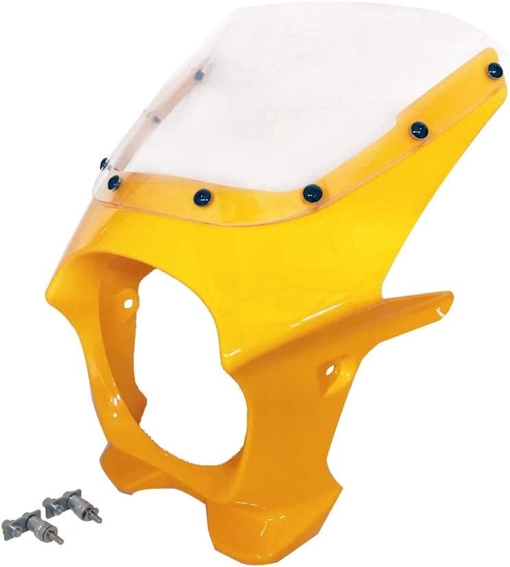 World Walk ワールドウォーク ビキニカウル 【AEROタイプ】 モンキー125 HONDA ホンダ カウル関連 外装 カラー：バナナイエロー / スクリーンカラー：クリア