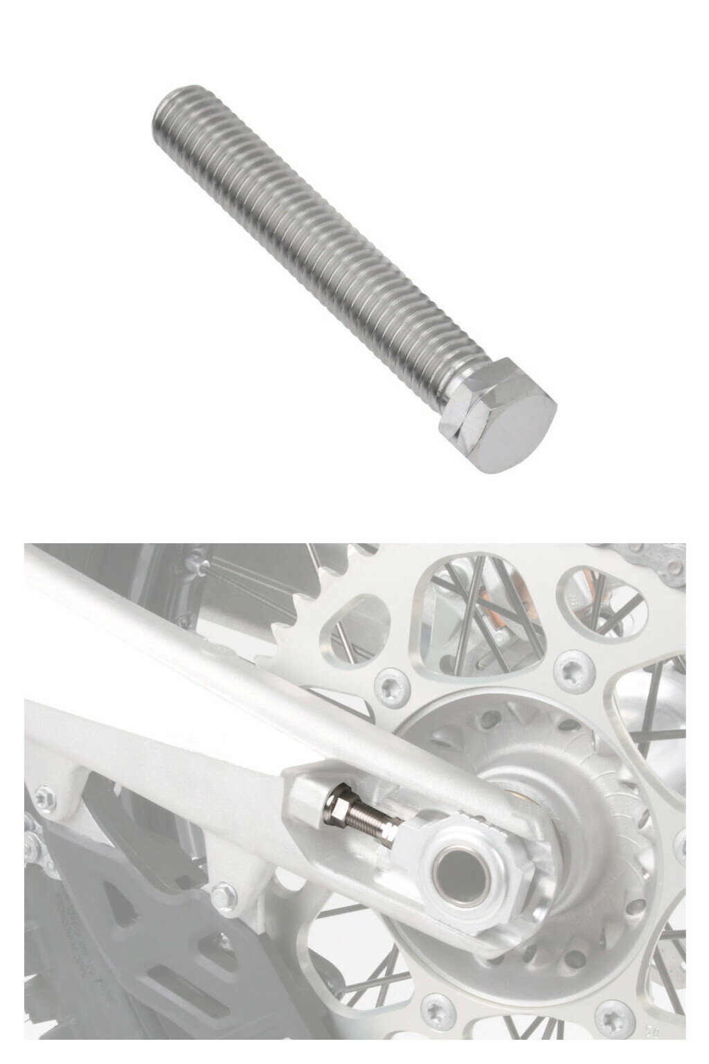 ZETA ジータ チタンチェーンアジャスターボルト その他スイングアームオプション・補修部品 足回り