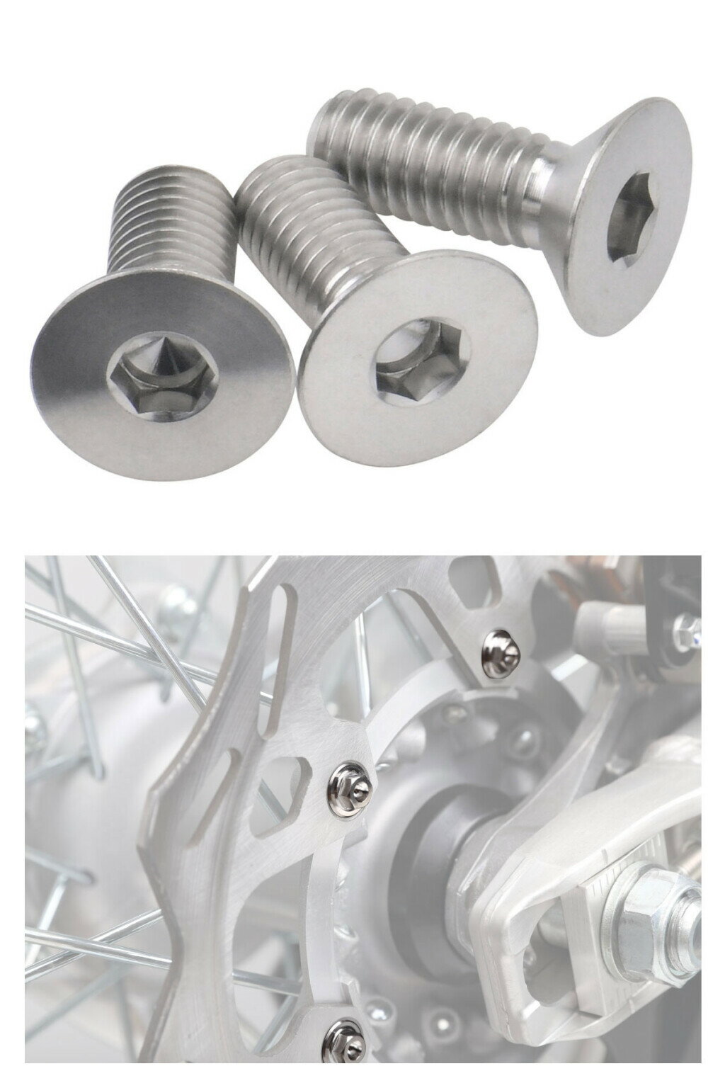 ZETA ジータ チタン ブレーキディスクボルト(Z-チタン) 65SX KTM ローターボルト ブレーキ