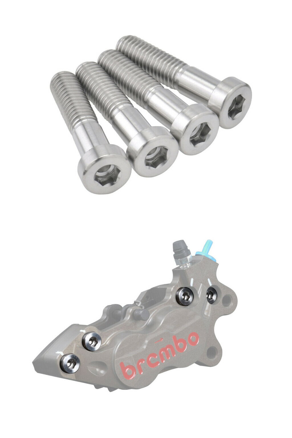 ZETA ジータ チタン ブレーキキャリパーブリッジボルト(Z-チタン) キャリパーボルト・マウントボルト ..