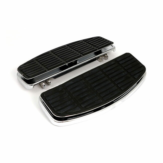 MCS エムシーエス レクタングル 後期型 フロアボード【RECTANGULAR LATE STYLE FLOORBOARDS】 86-17 FL SOFTAIL； 80-17 FLT／TOURING HARLEY-DAVIDSON ハーレーダビッドソン フロアボード・ステップボード ステップ 足回り