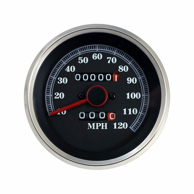 MCS エムシーエス スピードメーター 120 MPH フェイス【SPEEDOMETER FACE】 84-94 FX FXR XLNU HARLEY-DAVIDSON ハーレーダビッドソン メーター・インジケーター関係 電装系