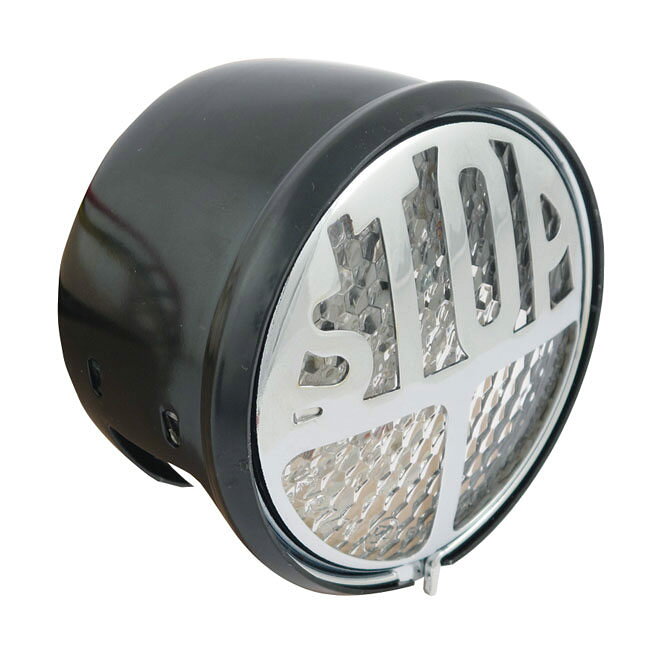 ■商品概要COLOR：CLEAR LENSBLACK HOUSINGCHROME STOP GRILLEC APPROVEDWITH LICENSE PLATE LIGHTDIAMETER 68MM50MM DEEP■注意点※取り扱い説明書は英語となります。※輸入商材の為、納期が遅れる場合がございます。あらかじめご了承ください。