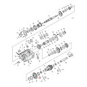 MCS エムシーエス トランスミッションブッシングカムシャフト 1速／2速【TRANSM BUSHING C SHFT 1ST 2ND GEAR】 40-86 FL (1ST OR 2ND)； 71-86 FX 84-85 FXST (2ND)