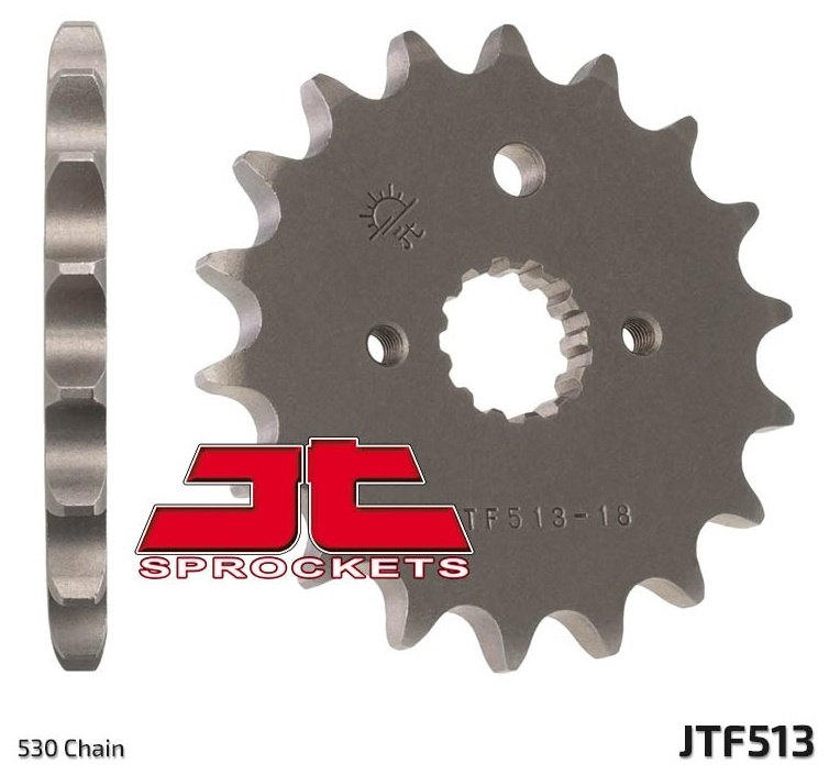 JT SPROCKETS JTスプロケット スチール製フロントスプロケット スタンダード 513 - 530 YAMAHA ヤマハ SUZUKI スズキ KAWASAKI カワサキ CAGIVA カジバ ドライブスプロケット・フロントスプロケット 駆動系