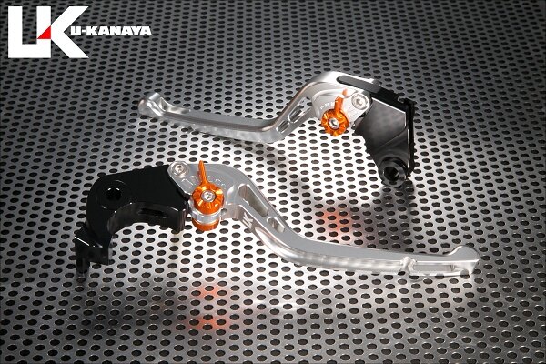 樂天商城 - U-KANAYA ユーカナヤ GPタイプ アルミビレットレバーセット CB1000F HONDA ホンダ ブレーキ・クラッチレバーセット ハンドル周辺パーツ ハンドル レバーカラー：シルバー / アジャスターカラー：レッド / レバータイプ：ロング（レバー部全長：約173mm）