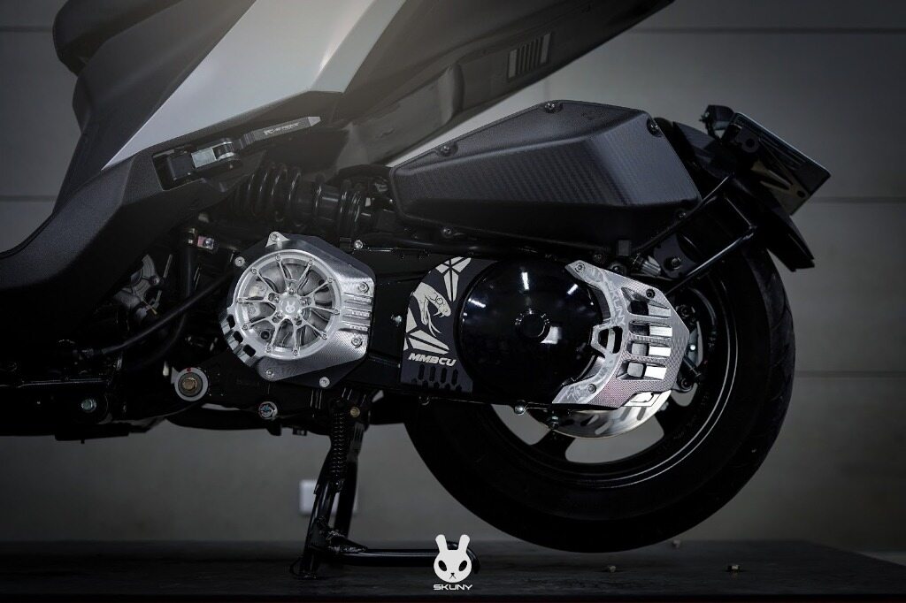 SKUNY スクーニー CNC トランスミッションカバーアセンブリ(OEM加工ケース付) MMBCU SYM その他エンジンカバー エンジンパーツ エンジン