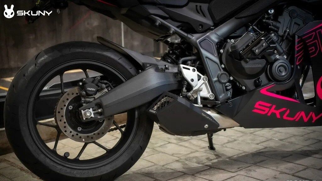 SKUNY �������ˡ� ���ƥ�쥹���ҡ��ȥ�����ɥ��С� CB650R CBR650R HONDA �ۥ�� �ޥե顼�����ɡ��ҡ��ȥ����� �ޥե顼