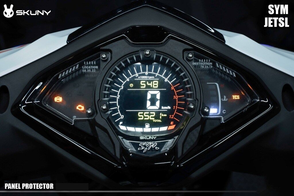 SKUNY スクーニー ハードスクリーンプロテクターケース JET SL / SL＋ SYM メーターカバー メーター・インジケーター関係 電装系