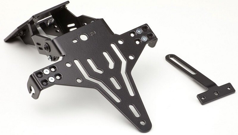 PROTECH プロテック license plate holder，Black GSX-S1000F GSX-S1000 GSX-S150 SUZUKI スズキ ナンバープレートホルダー 外装