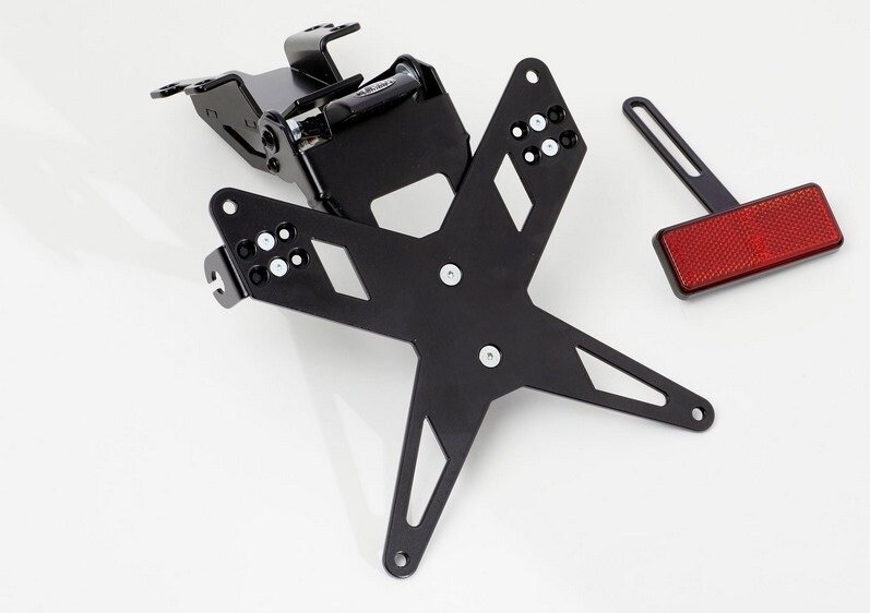 PROTECH プロテック license plate holder kit including reflector and light，Black 701 ENDURO SUPERMOTO HUSQVARNA ハスクバーナ フェンダーレスキット フェンダー関連 外装
