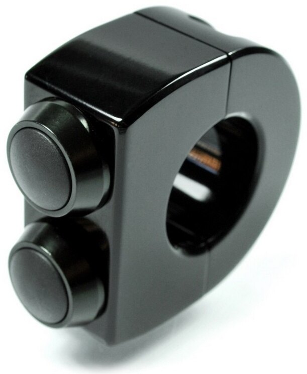 Motogadget モトガジェット Mo.Switch 2 Push Button Housing 1' H.Black/Pb.Black | 4002020 ハンドルスイッチ・スイッチボックス ハンドル周辺パーツ ハンドル webike-rb-27801943 ウェビック 楽天市場店 サンプル画像2