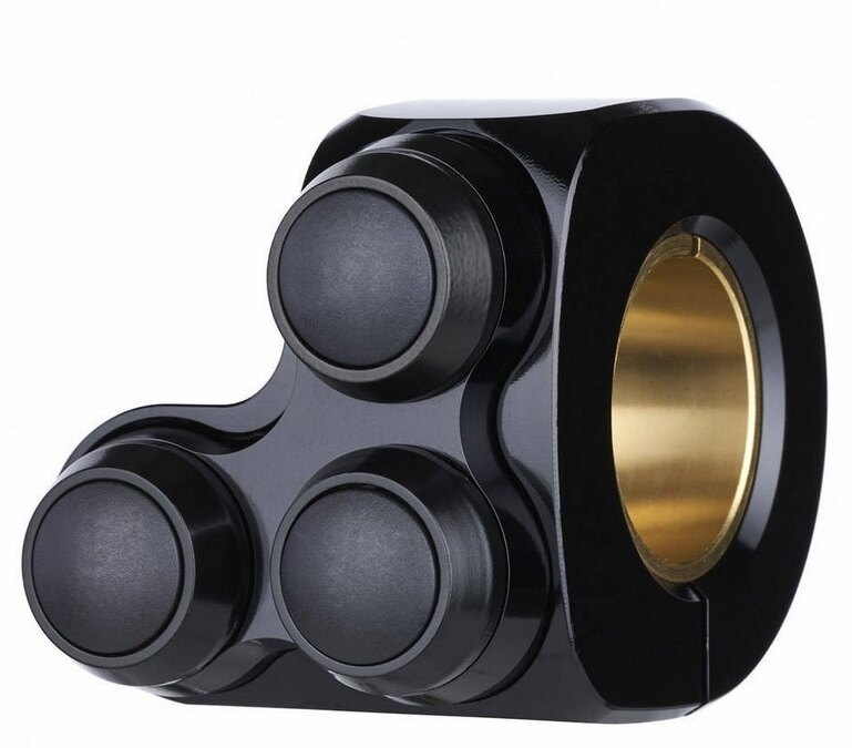 Motogadget モトガジェット Mo.Switch Basic 3 Right Black Inlay H. Blk/Inlay Blk | 4004021 ハンドルスイッチ・スイッチボックス ハンドル周辺パーツ ハンドル webike-rb-27801972 ウェビック 楽天市場店 サンプル画像2