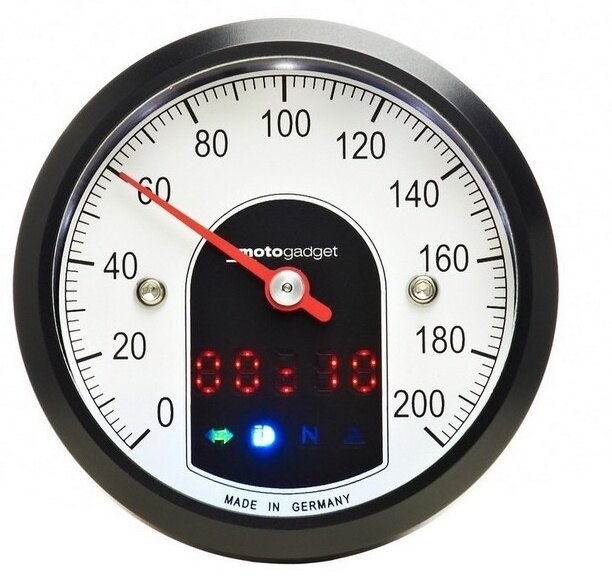 Motogadget モトガジェット Motoscope Tiny (49 Mm Analogue Speedo) Black Bezel | 5001010 多機能タ..