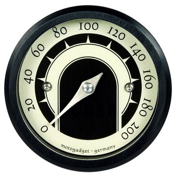 Motogadget モトガジェット Mst Speedster (Tiny With Speedline Design) Black Bezel | 5001013 多機能タコ・スピードデジタルメーター メーター・インジケーター関係 電装系 webike-rb-27801982 ウェビック 楽天市場店 サンプル画像2