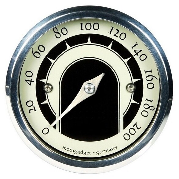 Motogadget モトガジェット Mst Speedster (Tiny With Speedline Design) Polished Bezel | 5001014 多..