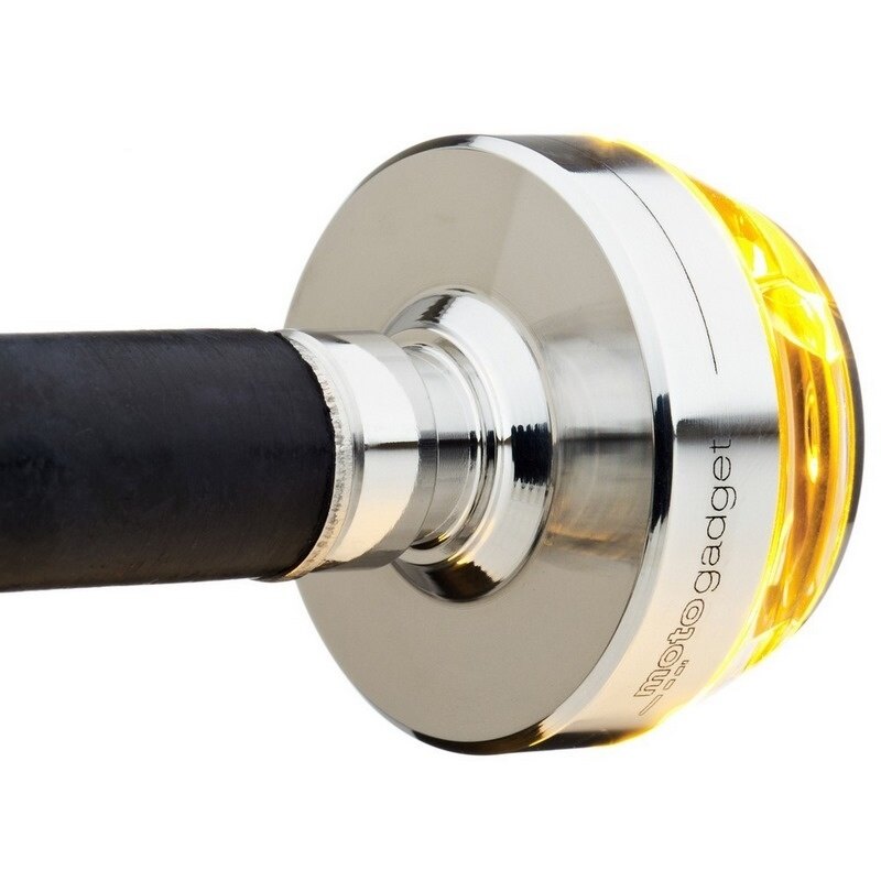 Motogadget モトガジェット Mo.Blaze Disc Left Pol.(Handle Bar Turn Signal) Polished | 6002013 ウインカー 灯火類 電装系 webike-rb-27802020 ウェビック 楽天市場店 サンプル画像3