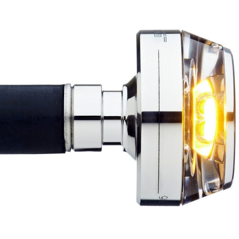 Motogadget モトガジェット Mo.Blaze Disc Right Pol. (Handle Bar Turn Signal) Polished | 6002014 ウインカー 灯火類 電装系 webike-rb-27802021 ウェビック 楽天市場店 パッケージ画像