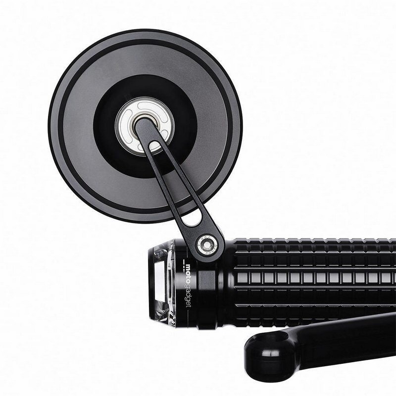 Motogadget モトガジェット Mo.View Spy， Handle Bar End， 1' And 22 Mm， Round Black | 7001010 バーエンドミラー ハンドル webike-rb-27802047 ウェビック 楽天市場店 パッケージ画像