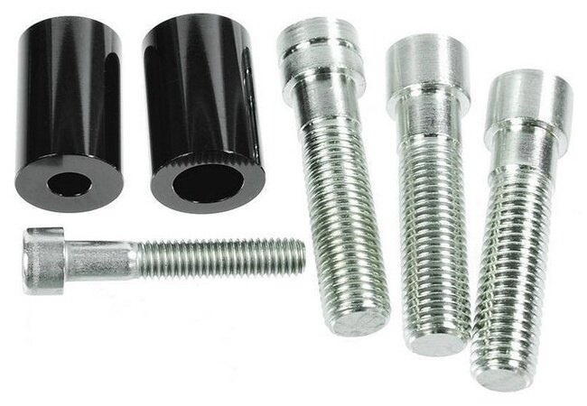 Motogadget モトガジェット Mo.View Stem Relocation Kit (1 Pc) Black | 7001075 ミラー ハンドル