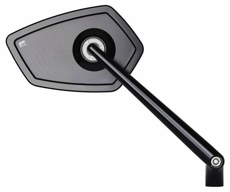 Motogadget モトガジェット Mo.View Race Left， Ece， Asymetric， 150 Mm Stem Black | 7002040 ミラー ハンドル