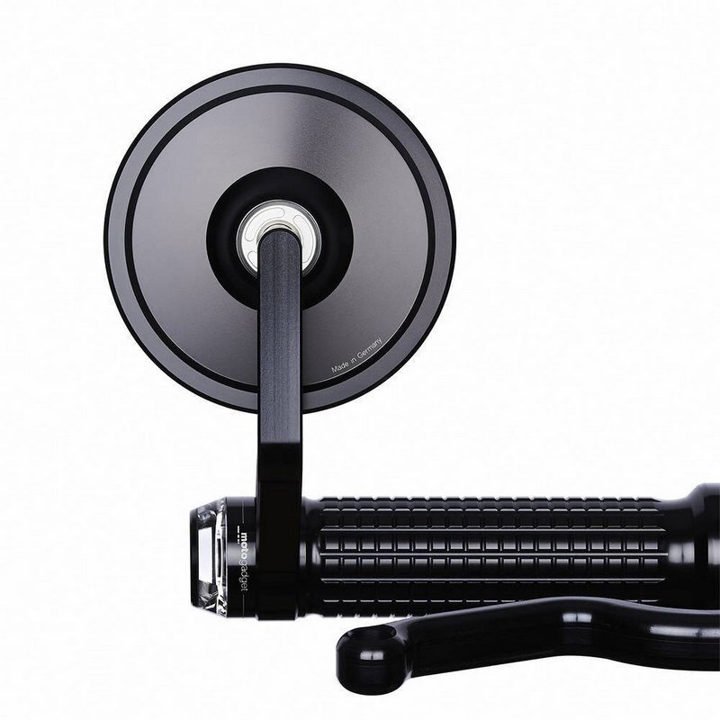 Motogadget モトガジェット Mo.View Cafe， Handle Bar End 1' And 22 Mm， Ece Round Black | 7003020 バーエンドミラー ハンドル webike-rb-27801981 ウェビック 楽天市場店 パッケージ画像