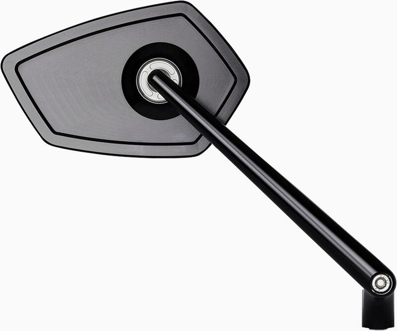 Motogadget モトガジェット Mo.View Race Xl Left， Ece， Asymetric， 180 Mm Stem Black | 7004040 ミラー ハンドル