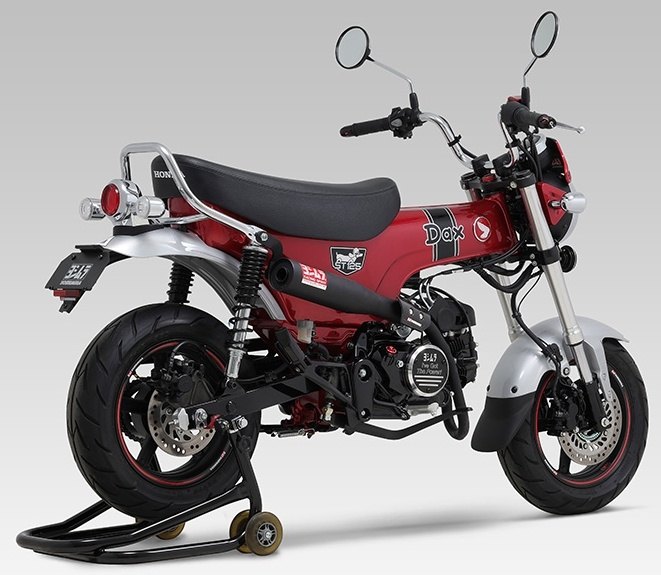 YOSHIMURA ヨシムラ 機械曲ストレート762サイクロン TYPE-UP 政府認証 Dax125 HONDA ホンダ フルエキゾーストマフラー マフラー